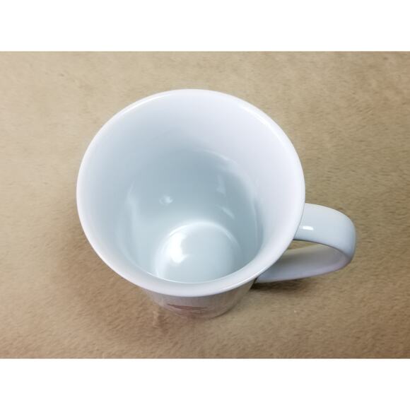 Starbucks Holiday Coffee Mug 12oz Teacup Christmas 2013 White Red 4 3/4" - Picture 10 of 13